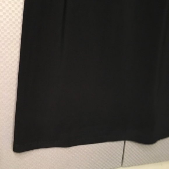 MSK Women's Cold Shoulder Rhinestone Shift Dress Black Size Medium - Picture 5 of 12